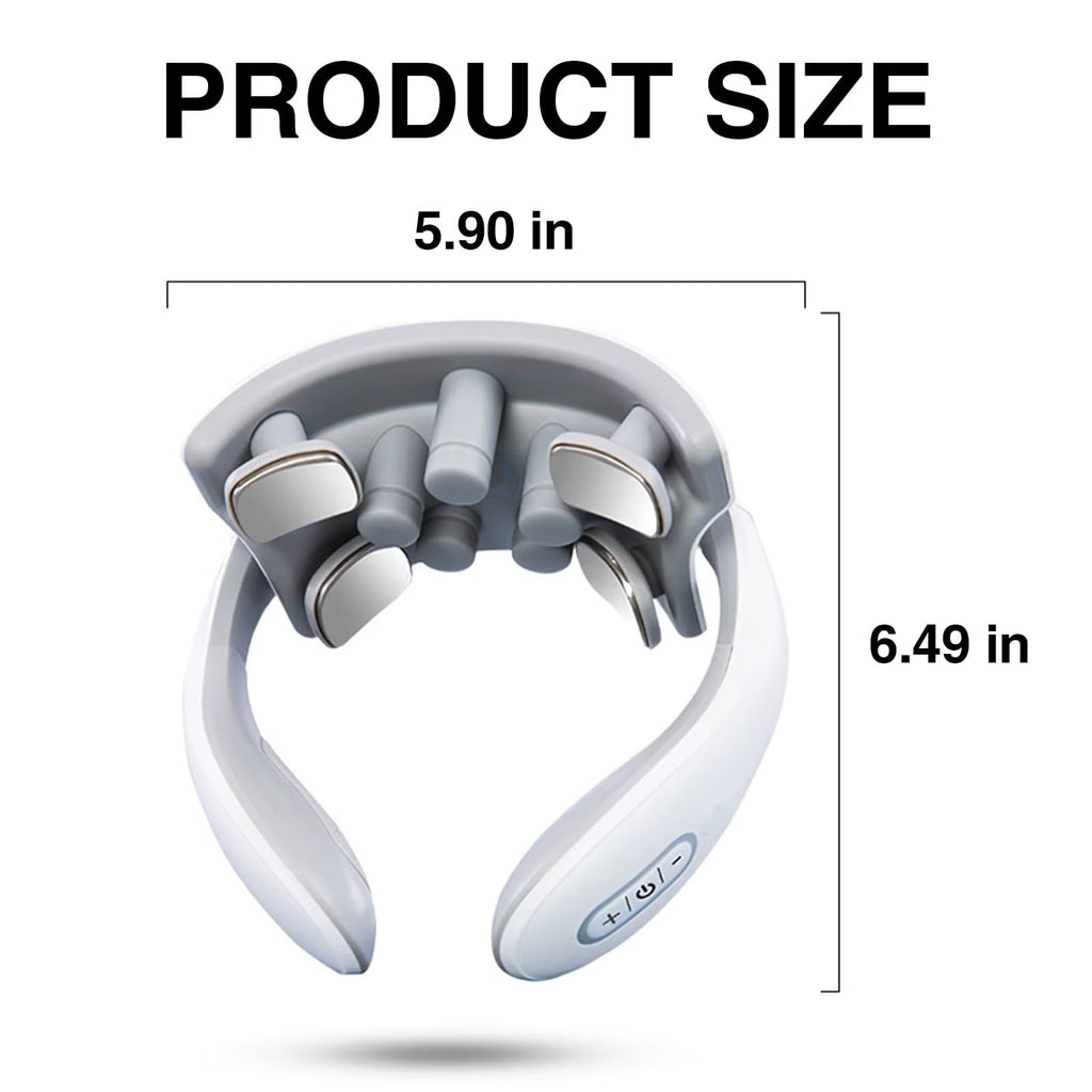 Smart Neck Massage Instrument Portable Shoulder Neck Massage Cervical Vertebra Health Care Vibrator Red Light Massage